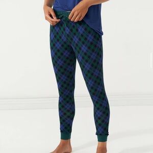 Little Sleepies Emerald Plaid women’s pajama pants L NWT